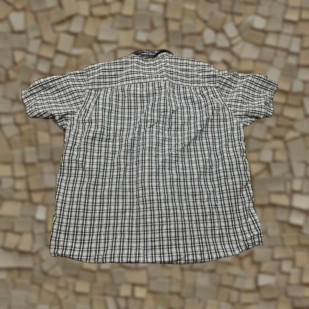 Nautica Nautica Shirt Men XXL Blue White Plaid Button Up Short Sleeve Size US XXL / EU 58 / 5 - 1 Thumbnail
