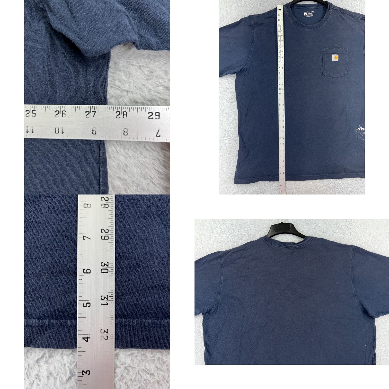 Carhartt Carhartt Shirt Mens 2XL Blue Short Sleeve Crew Neck 100% Cotton Workwear Shirt Mens 2XL Blue Crew Neck Short Sleeve Cotton workwear Size US XXL / EU 58 / 5 - 9 Thumbnail