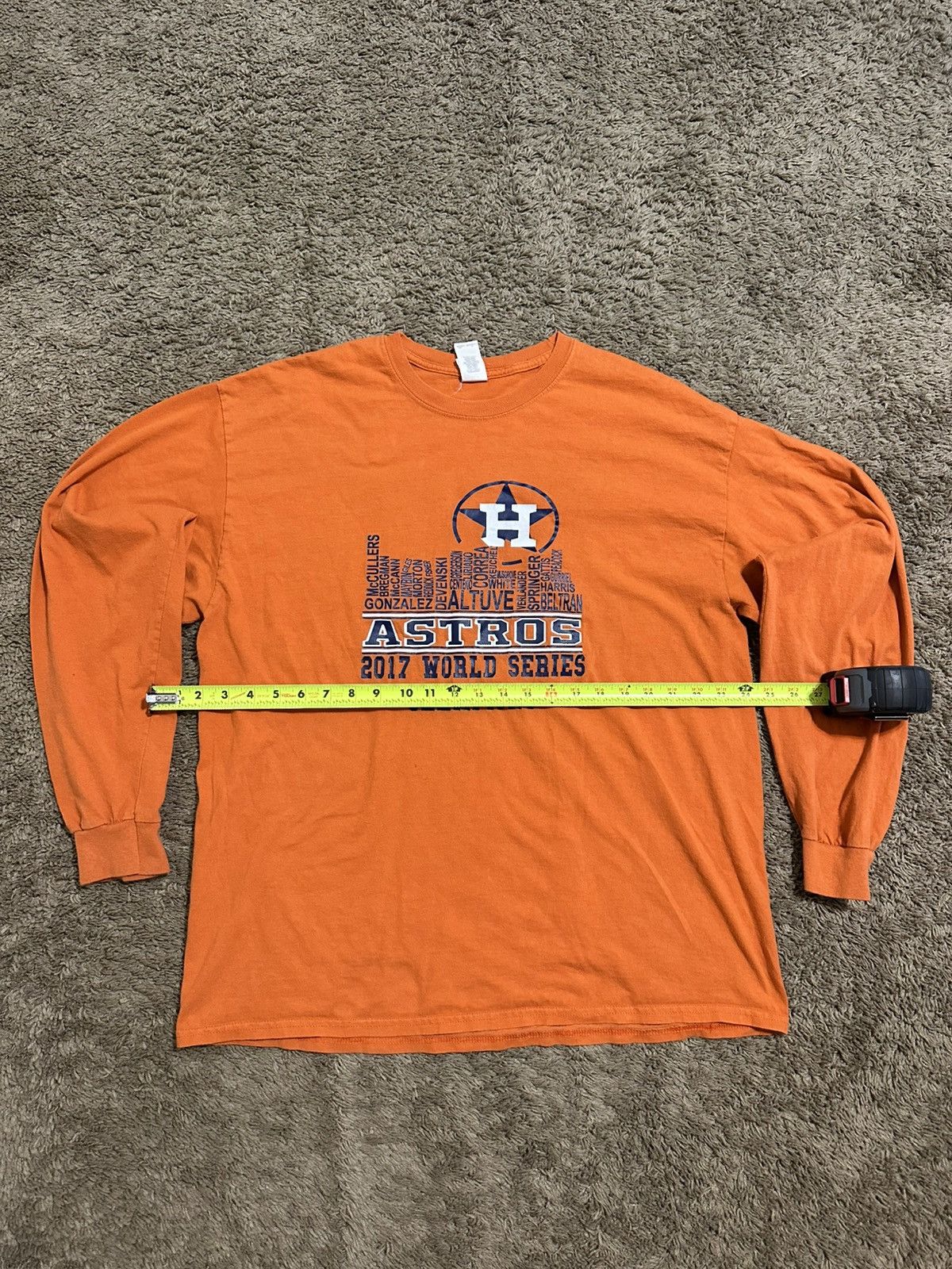 MLB Vintage MLB Houston Astors 2017 shirt size XL Size US XL / EU 56 / 4 - 4 Thumbnail