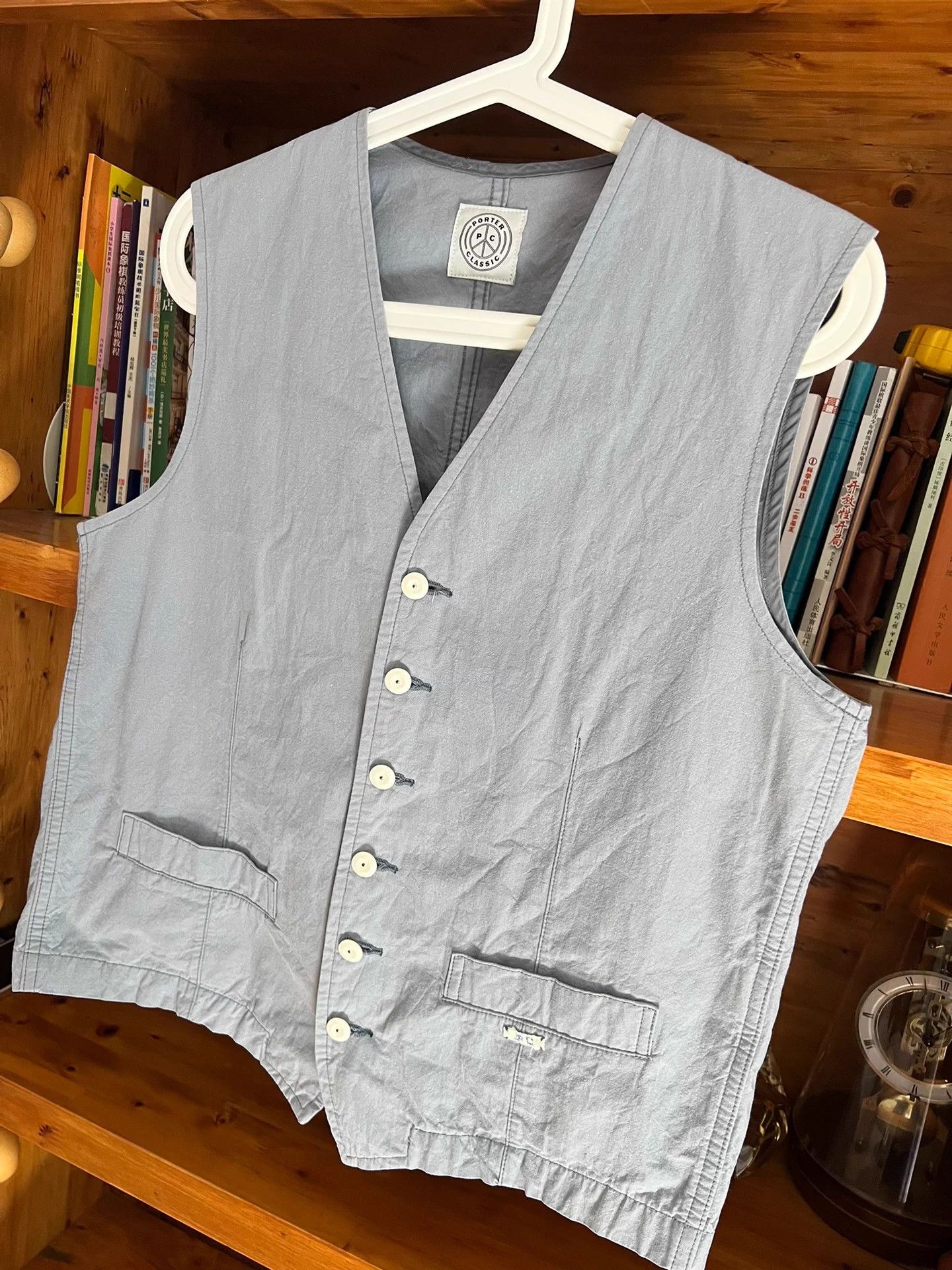 Porter Porter Classic Muted Blue Vest M Like New Size US M / EU 48-50 / 2 - 3 Thumbnail