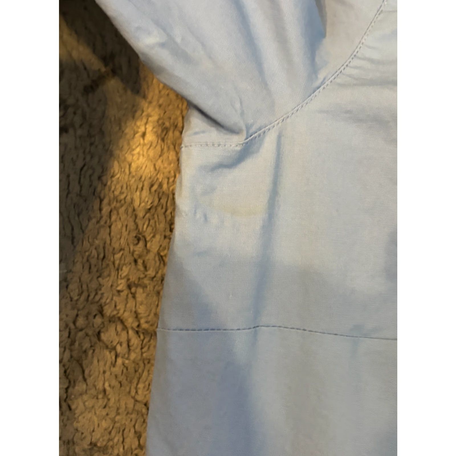 Lacoste Lacoste Shirt Womens M Blue Button-Up Collared 3/4 Sleeve Slim Work Casual Office Size M / US 6-8 / IT 42-44 - 3 Thumbnail