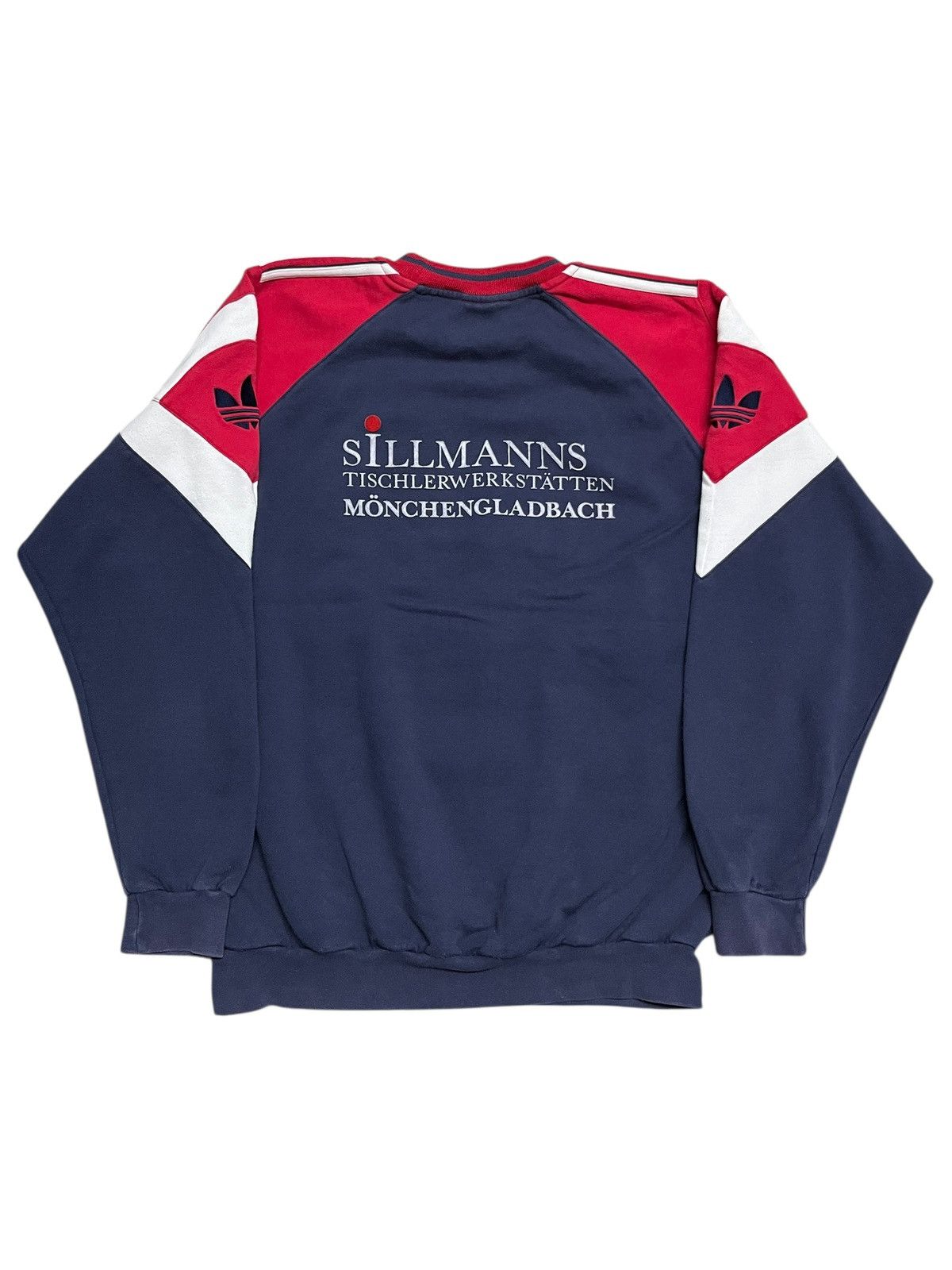 Adidas 1990s Vintage Adidas German Sillmans Sweatshirt Size US XL / EU 56 / 4 - 3 Thumbnail