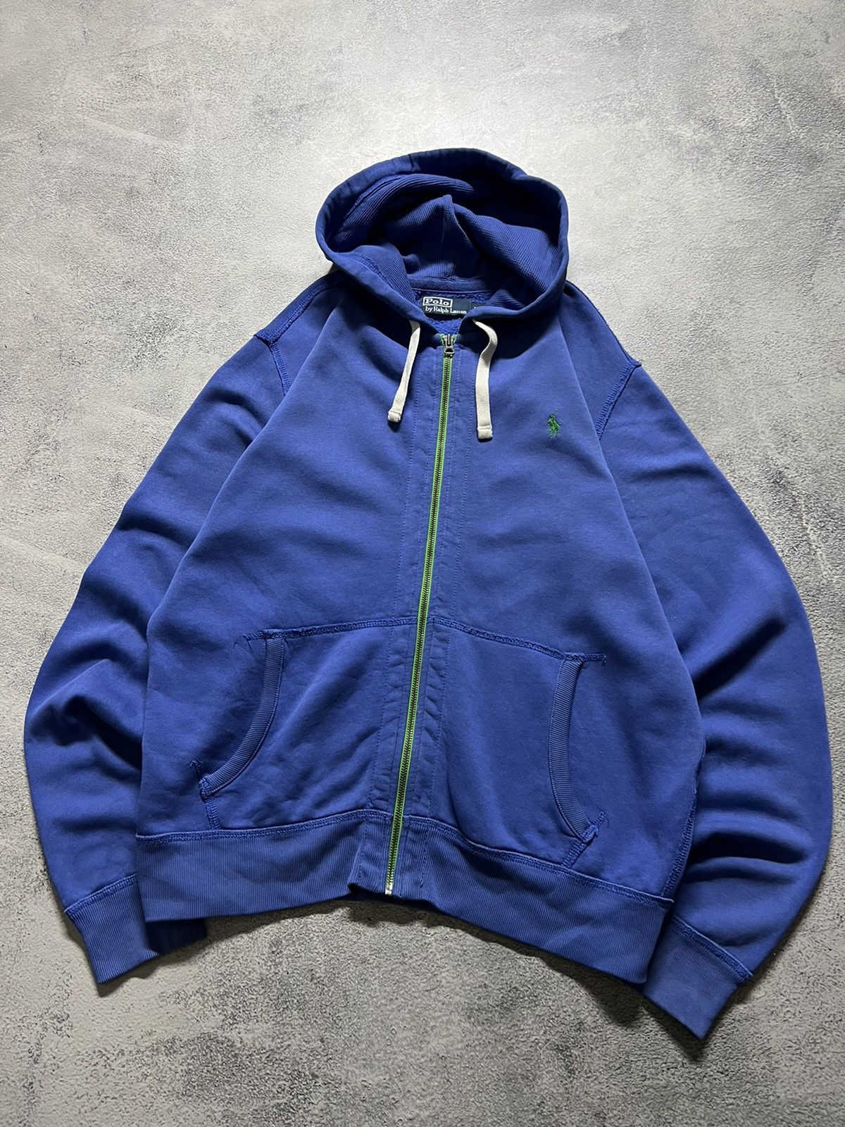 Polo Ralph Lauren × Vintage Vintage Y2k Polo By Ralph Lauren 💙 Zip Hoodie 90’s Size US L / EU 52-54 / 3 - 3 Thumbnail