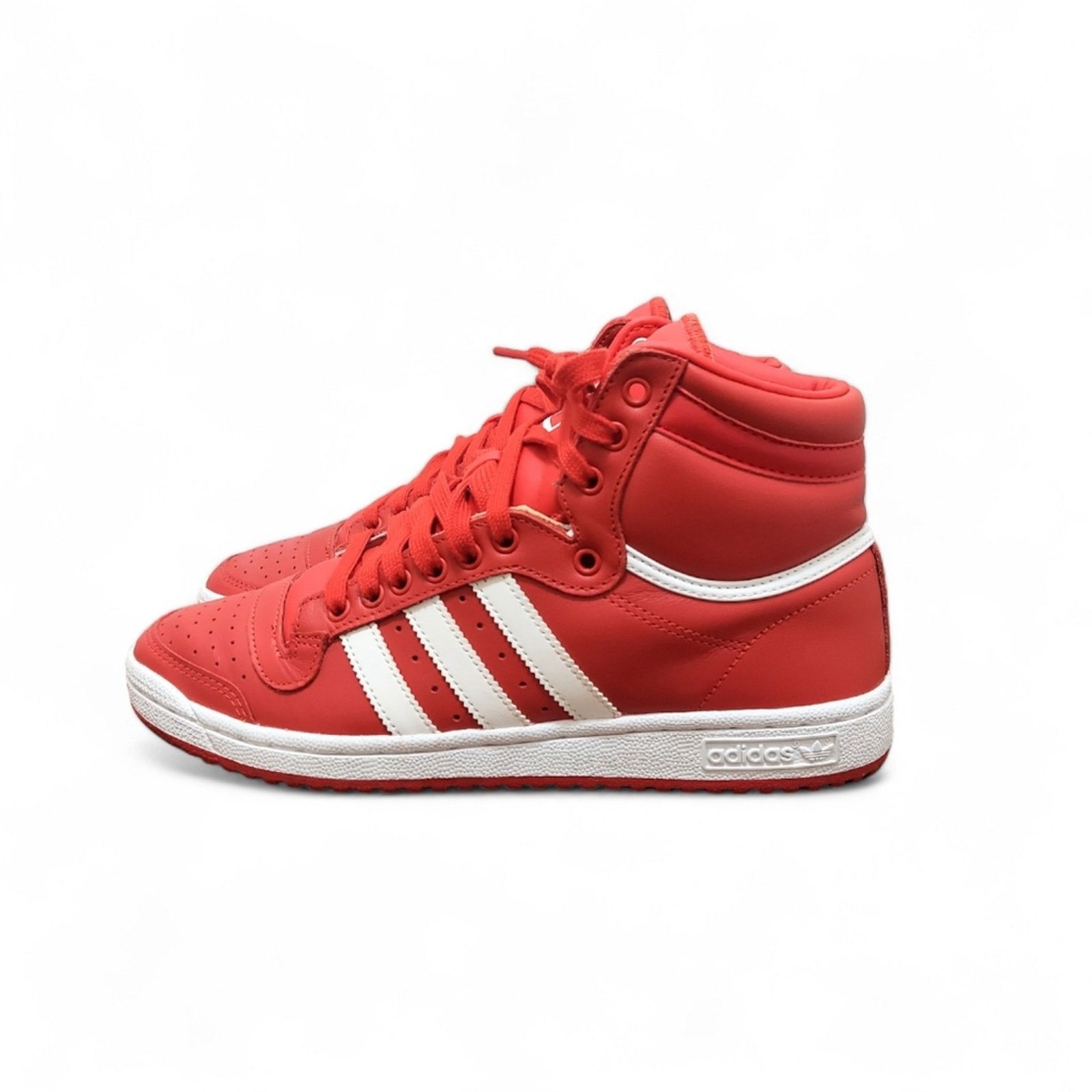 Adidas Adidas Top Ten Red/White Basketball Sneakers Men's Sz 8 Size US 8 / EU 41 - 4 Thumbnail