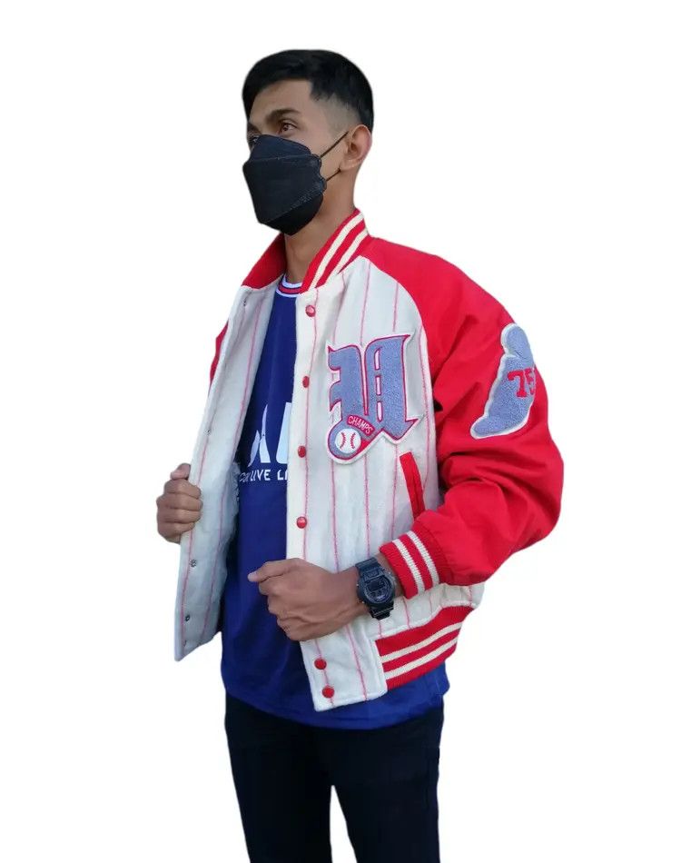 Vintage Vintage MLB Champs Athletics USAC Varsity Jacket Size US M / EU 48-50 / 2 - 1 Thumbnail
