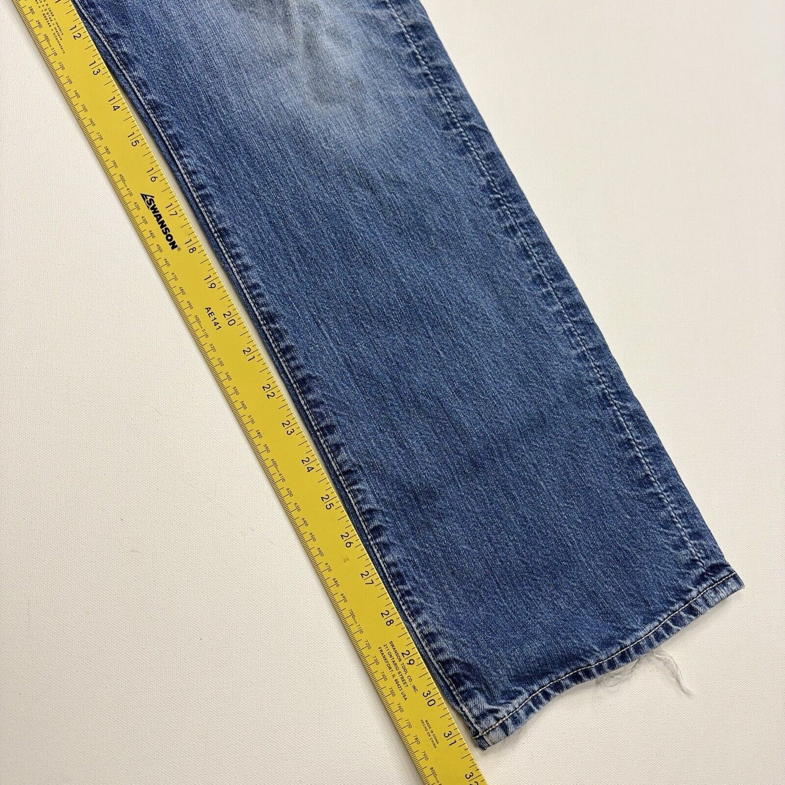 Polo Ralph Lauren Polo Ralph Lauren 018 Jeans Mens 34x32 Blue Distressed Denim Size US 34 / EU 50 - 6 Thumbnail