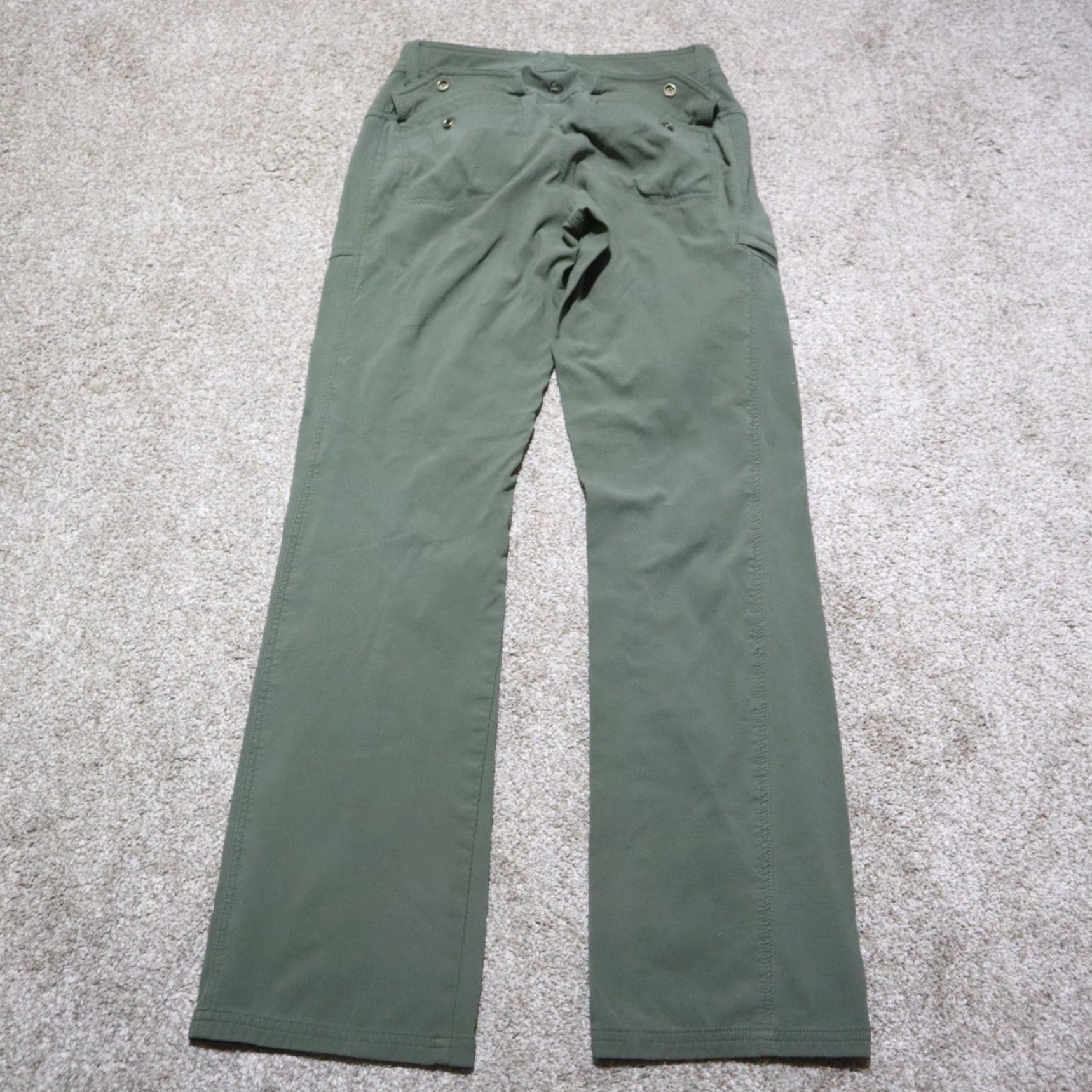 Prana Prana Jenna Pants Women Green Nylon Low Rise Stretch Chino Slim 4 Outdoor Size 27" / US 4 / IT 40 - 8 Thumbnail