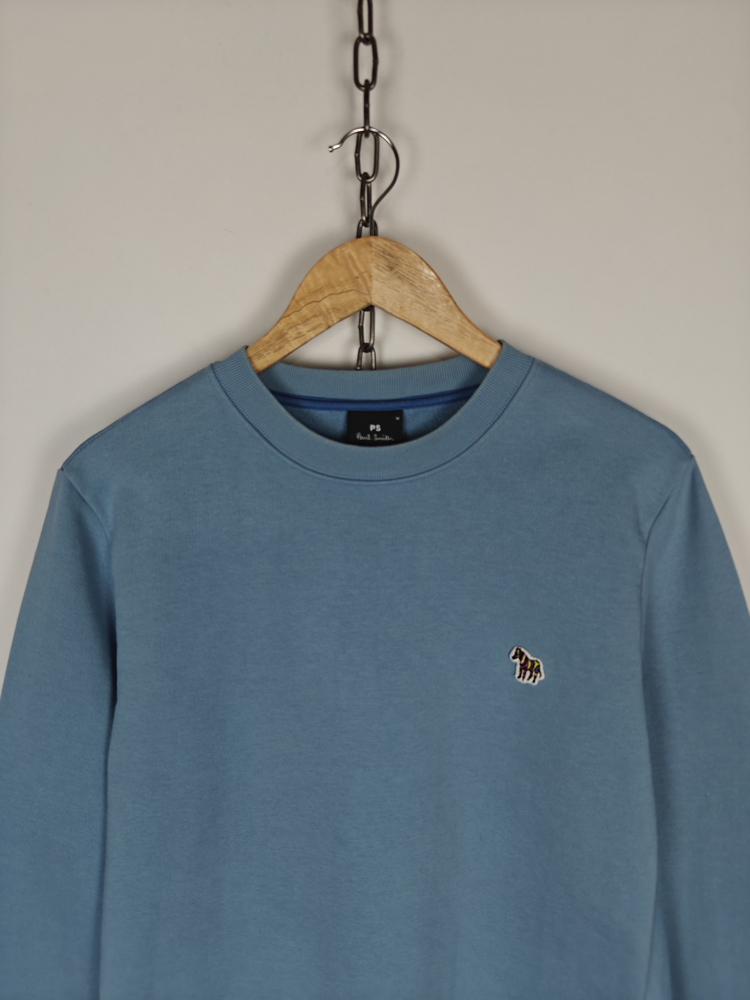 Paul Smith Paul Smith Sweatshirt Crewneck Blue Logo size M Size US M / EU 48-50 / 2 - 2 Thumbnail
