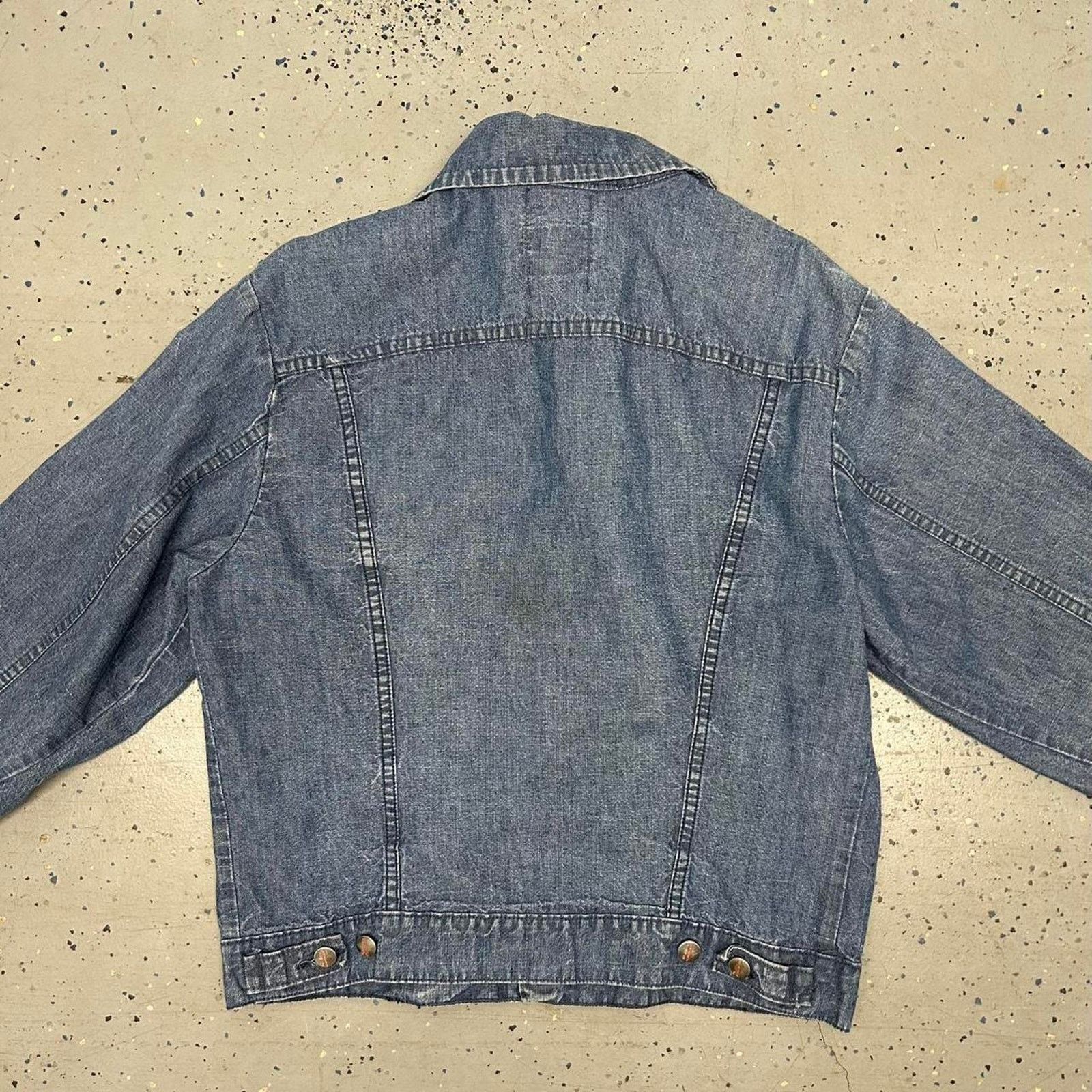 Other VTG 70s/80s Blue Bell Maverick Blue denim jacket Size US L / EU 52-54 / 3 - 6 Thumbnail