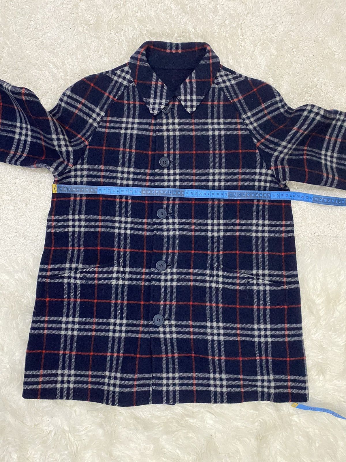 Burberry Prorsum × Vintage VINTAGE REVERSIBLE MONOGRAM WOOL BUTTONS UP BY BURBERRY’S Size US M / EU 48-50 / 2 - 15 Thumbnail