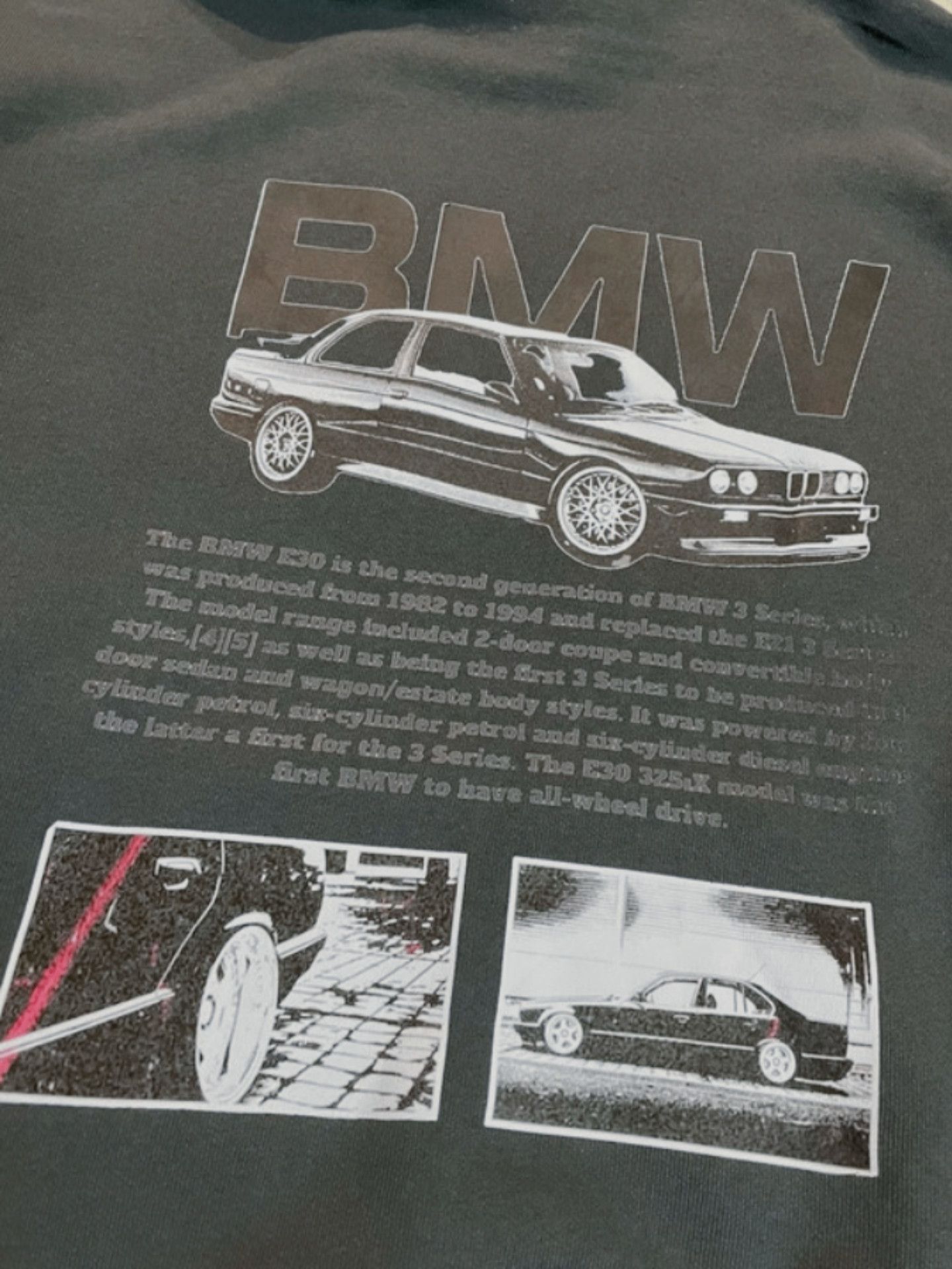 Japanese Brand × Vintage baggy hoodie retro rally poster BMW e30 Size US L / EU 52-54 / 3 - 2 Thumbnail
