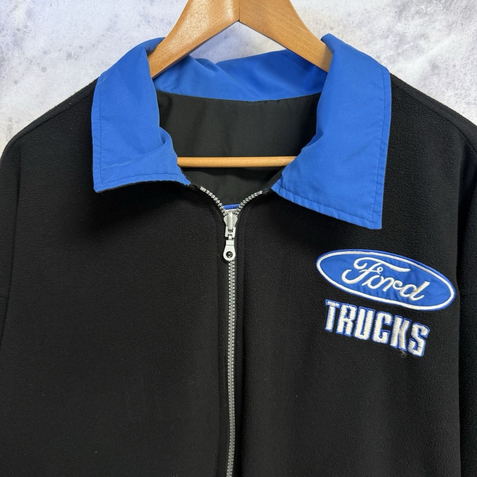 JH Design JH Design Ford Trucks Bomber Jacket Mens 2XL Reversible Embr Size US XXL / EU 58 / 5 - 10 Thumbnail