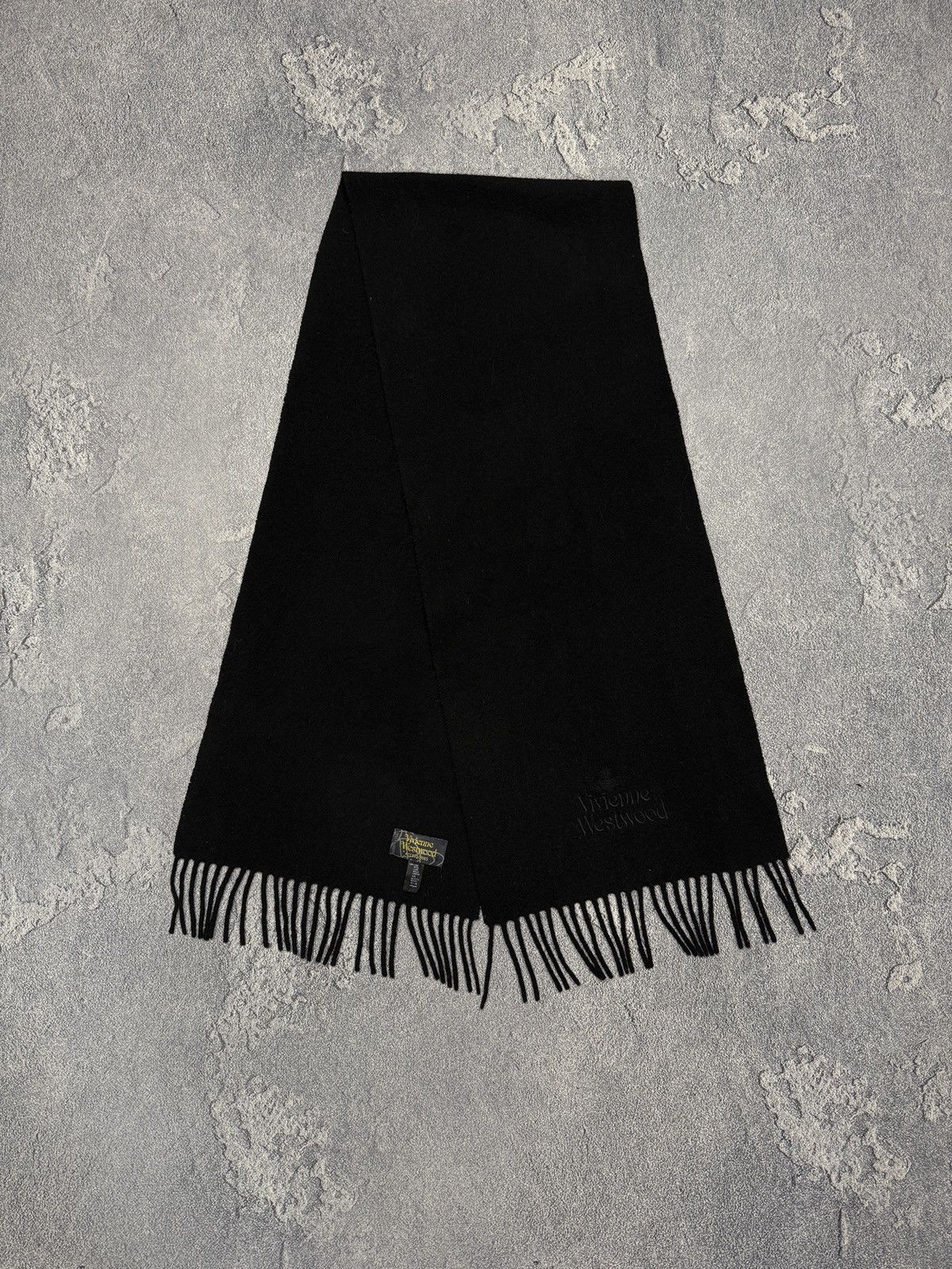 Vivienne Westwood Vivienne Westwood wool scarf big logo Size ONE SIZE - 2 Thumbnail