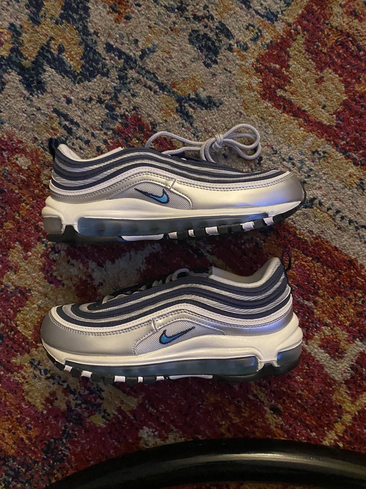 Nike Air Max 97 OG Metallic Silver Chlorine Blue