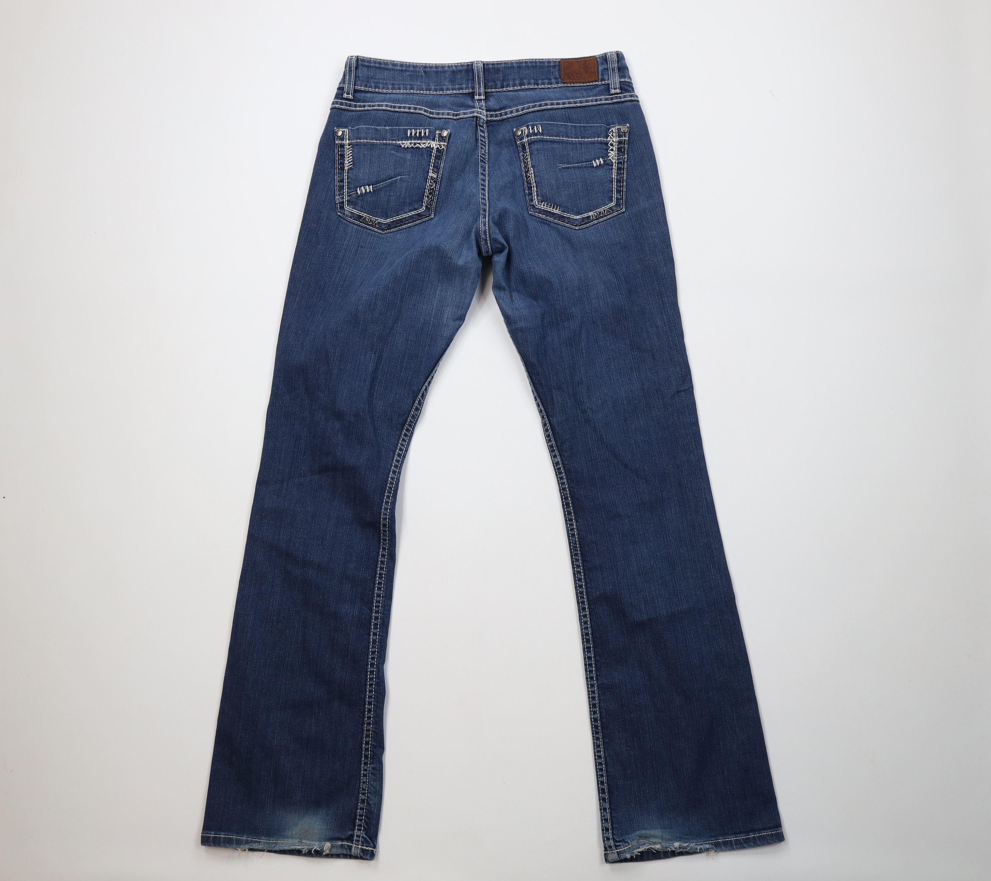 Vintage Buckle BKE Thick Stitch Culture Bootcut Denim Jeans Blue Size 32" / US 10 / IT 46 - 11 Thumbnail