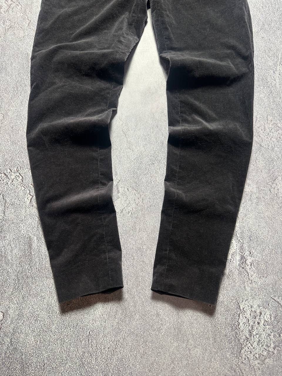 Miu Miu × Vintage 2000’s MIU MIU BLACK CORDUROY TROUSERS Size 38" / US 16 / IT 52 - 3 Thumbnail