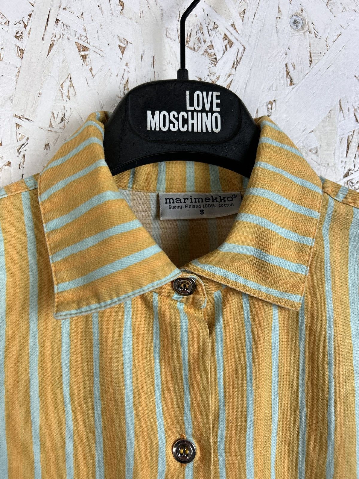 Marimekko Vintage Marimekko Striped Metal Button Jokapoika Shirt Size S / US 4 / IT 40 - 2 Thumbnail