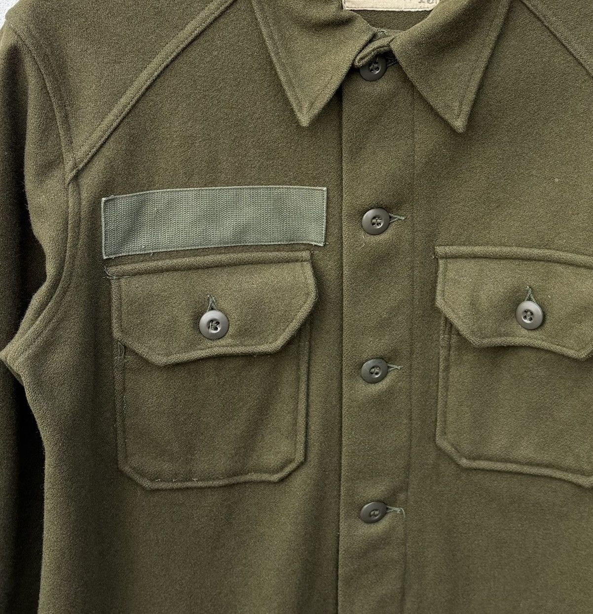 Vintage Vintage Us Army Field OG 108 Wool Military Shirt Size US S / EU 44-46 / 1 - 5 Thumbnail