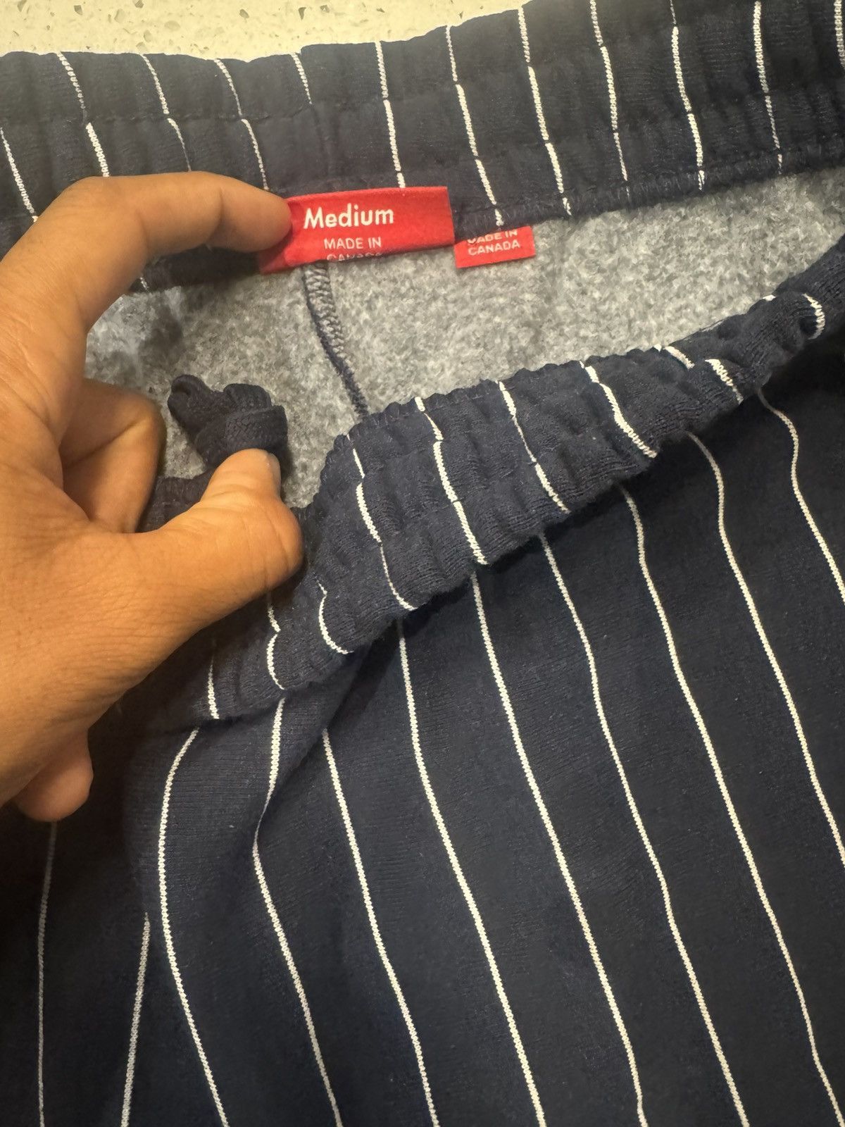 Supreme Supreme Pinstripe Sweatshort Size US 30 / EU 46 - 4 Thumbnail