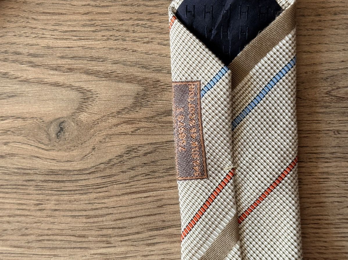 Hermes Hermès Paris Tie Size ONE SIZE - 5 Thumbnail