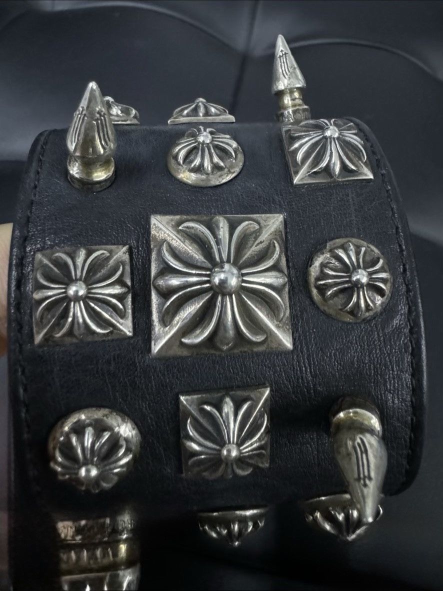 Chrome Hearts RARE Alligator Punk Stud Spike Bracelet Size ONE SIZE - 3 Thumbnail