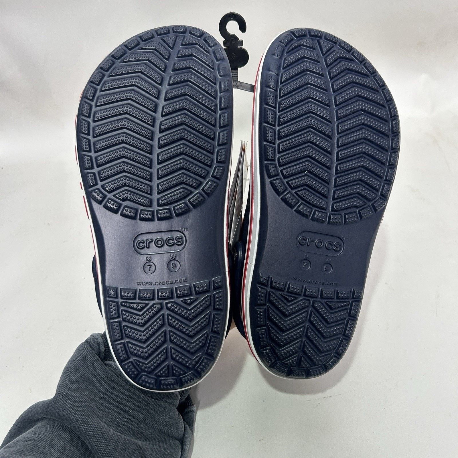 Crocs Crocs Bayaband Clogs "Navy/Pepper" 205089-4CC Size US 9 / IT 39 - 5 Thumbnail