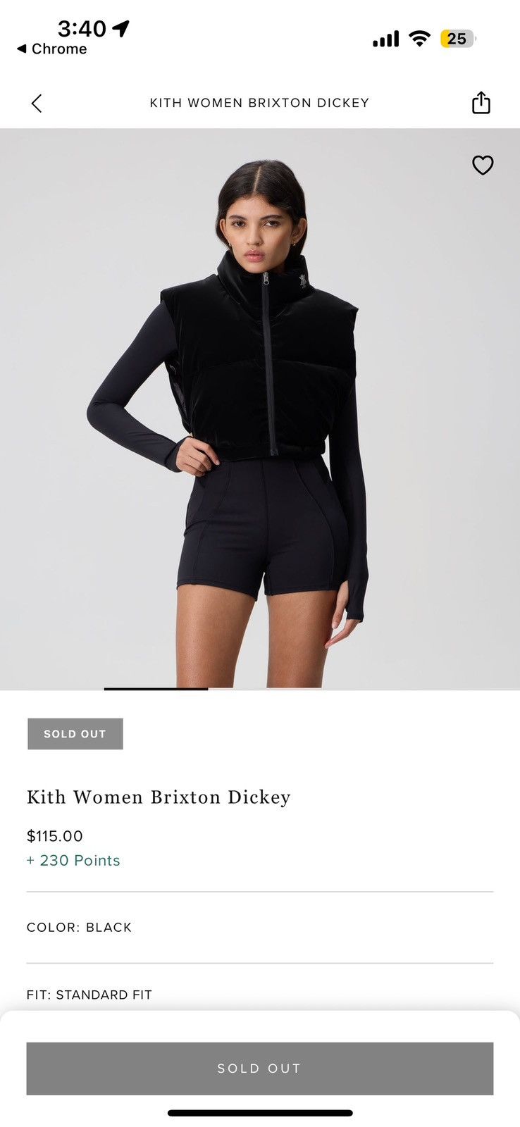 Kith Kith Women Brixton Dickey Vest - Black - Size L/XL Size L / US 10 / IT 46 - 10 Thumbnail
