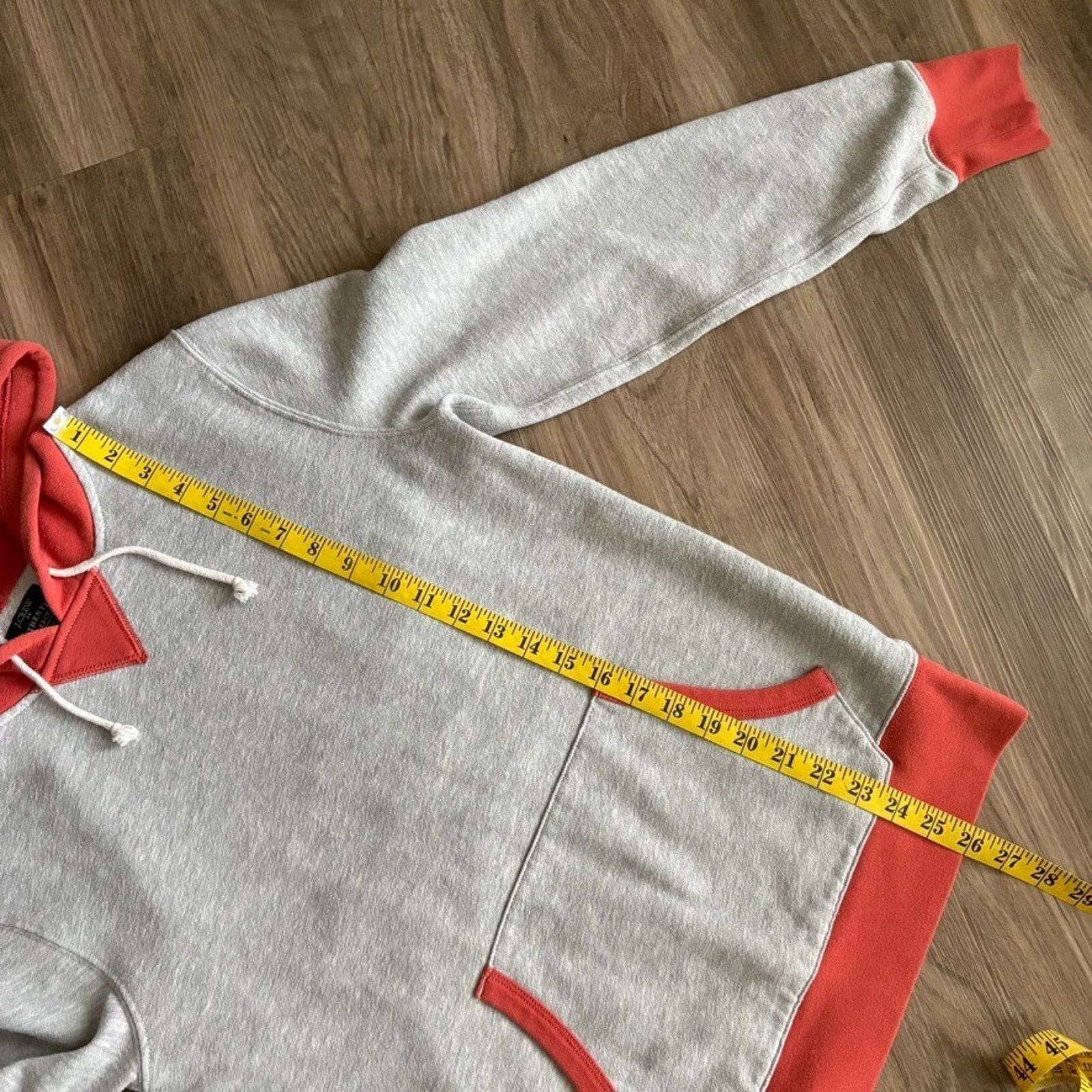 J.Crew J Crew Authentic Fleece Two Toned Hoodie Men's Size XS 100% Size US XS / EU 42 / 0 - 5 Thumbnail