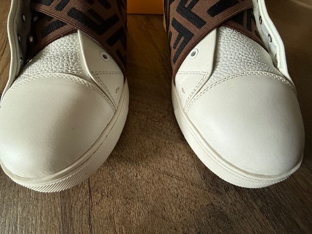 Fendi Fendi leather sneakers Size US 10 / EU 43 - 5 Thumbnail
