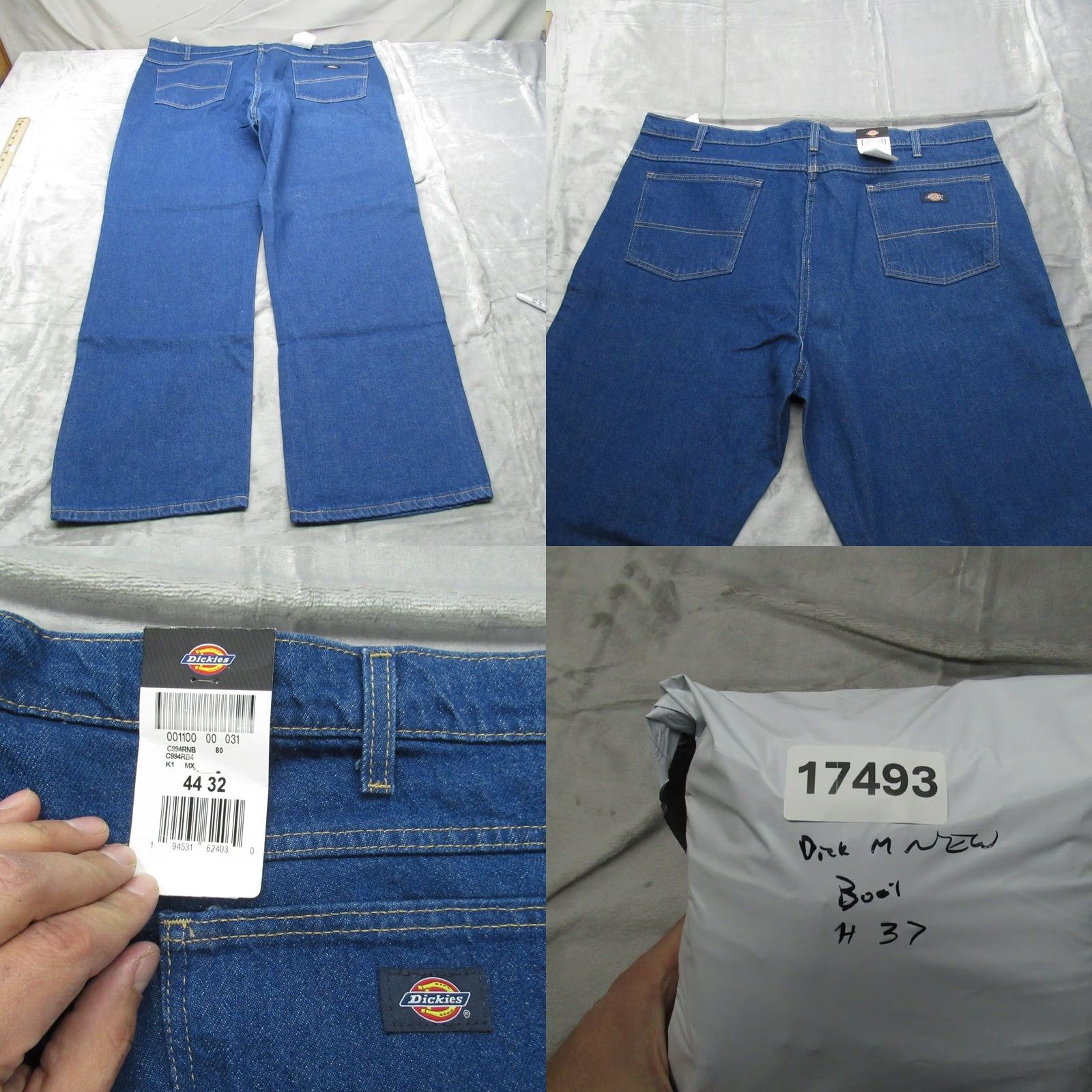 Dickies Dickies Jeans Men 44x32 Blue Straight Boot Rugged Work Relaxed Construction NEW Size US 44 / EU 60 - 8 Thumbnail