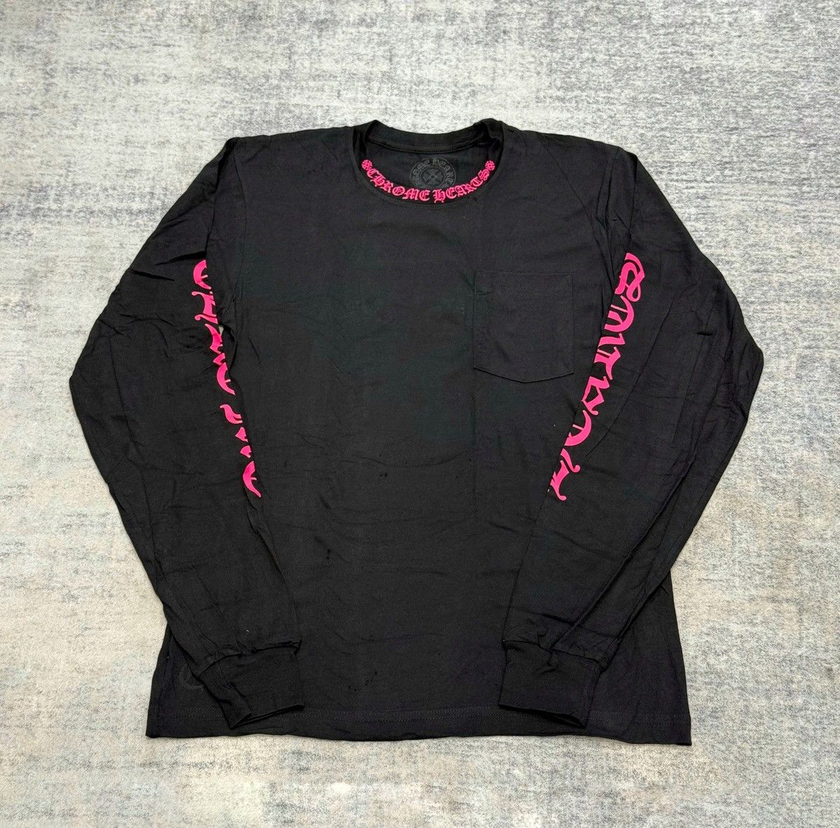 Chrome Hearts Chrome hearts neon magenta prints long sleeve black Size US M / EU 48-50 / 2 - 1 Thumbnail