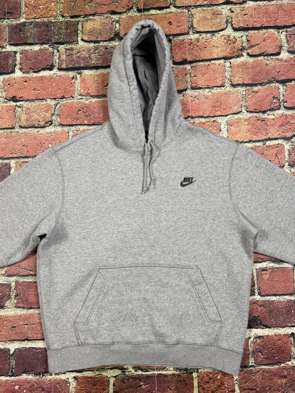 Nike Y2K 2000s Nike Sportswear Hoodie Swoosh Spell Out Sweatshirt Size US XL / EU 56 / 4 - 3 Thumbnail