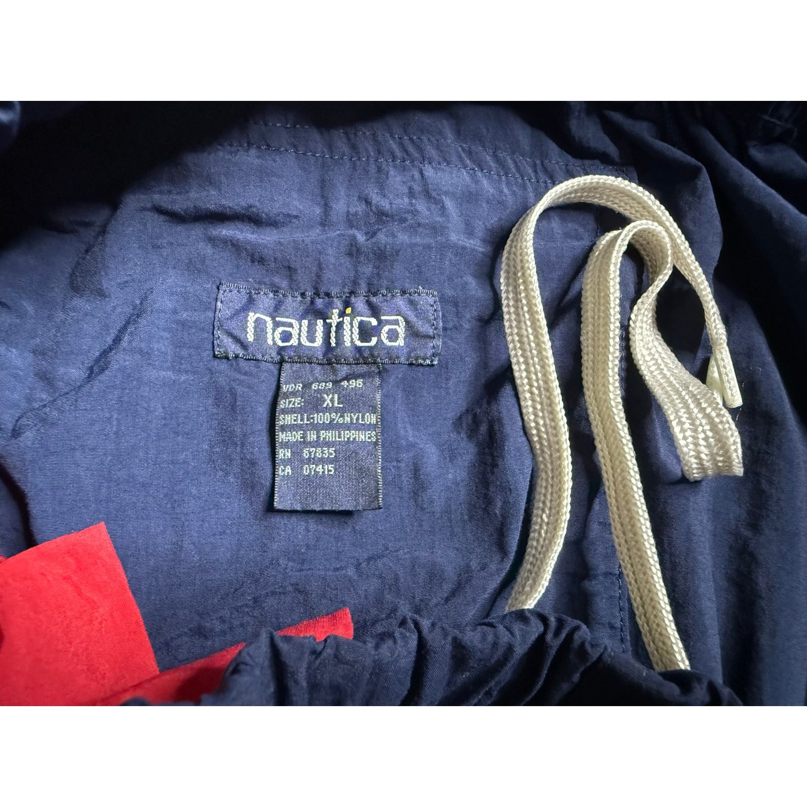 Nautica × Vintage Vintage Nautica Adjustable Windbreaker Track Pants XL Size US 42 / EU 58 - 3 Thumbnail