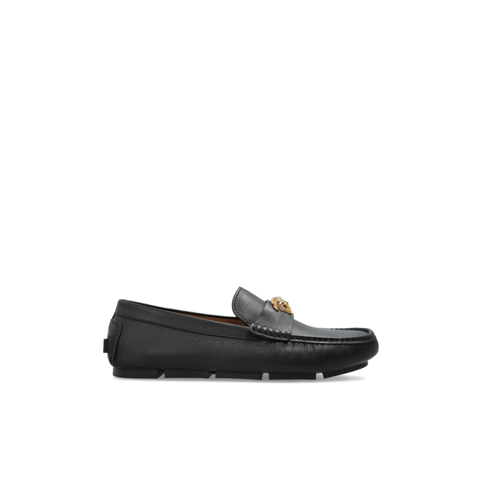 VERSACE Medusa Black Loafers New