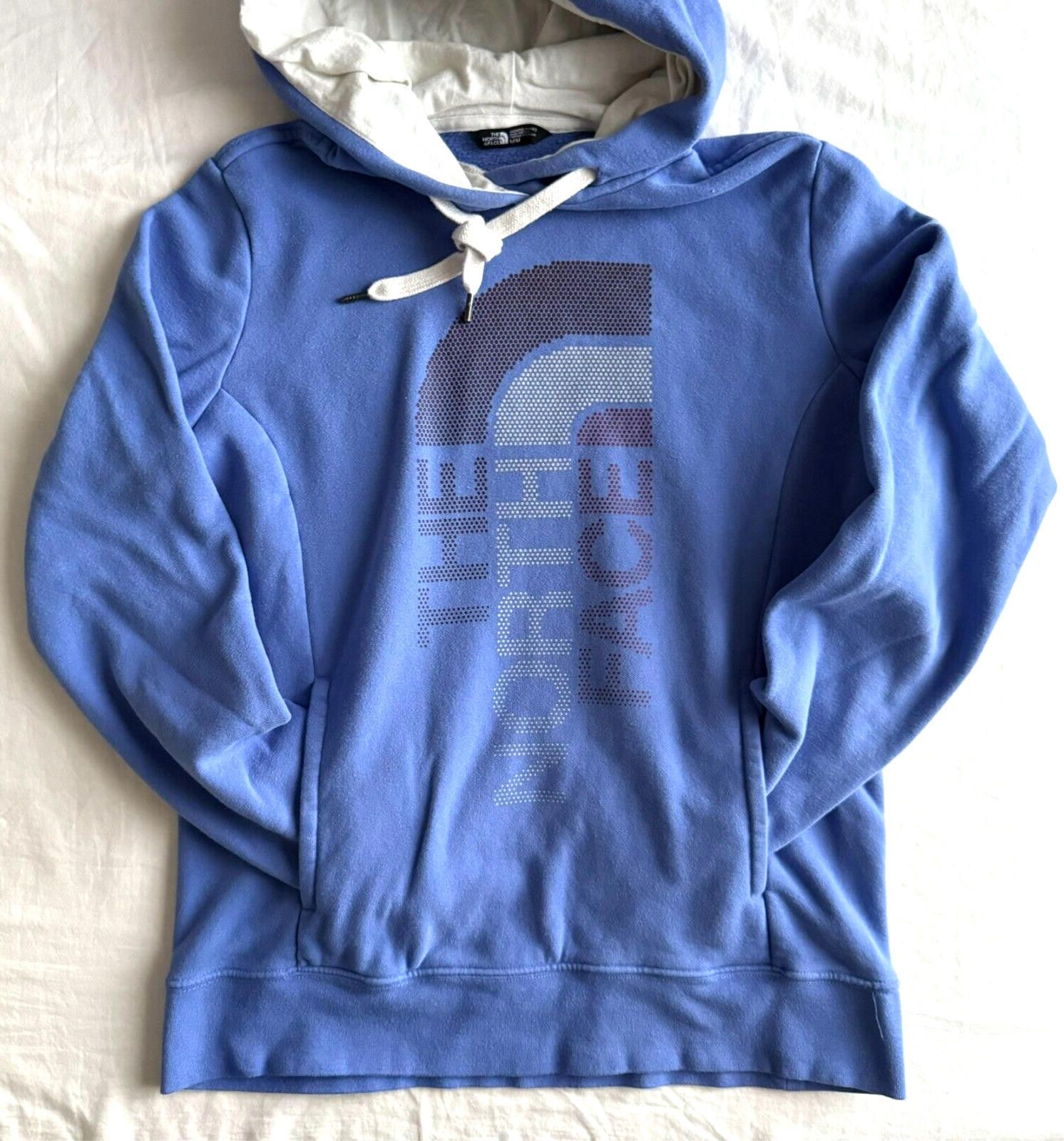 The North Face The North Face Hoodie Blue Pullover Sweatshirt Adult Sz M Size US 32 / EU 48 - 1 Thumbnail