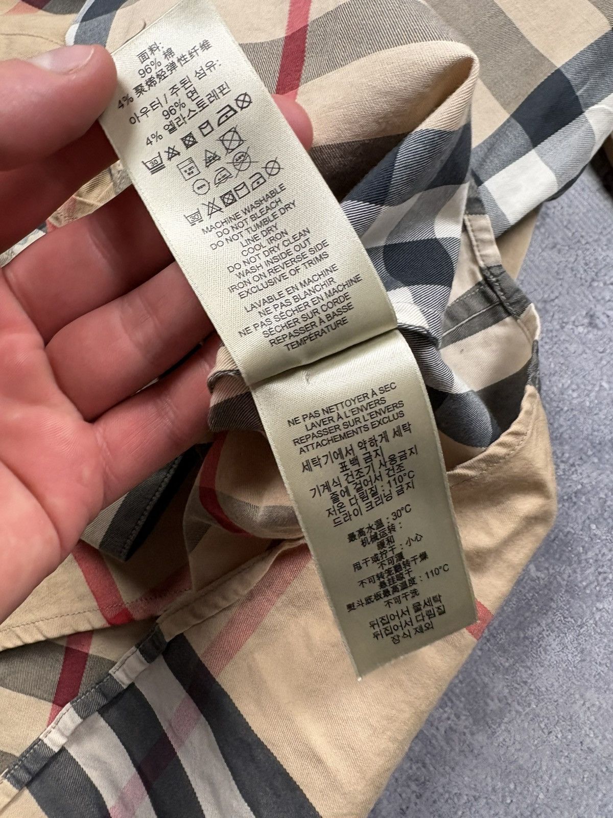 Burberry BURBERRY Brit Vintage Full Checkered Shirt Button Up Luxury Size US M / EU 48-50 / 2 - 10 Thumbnail