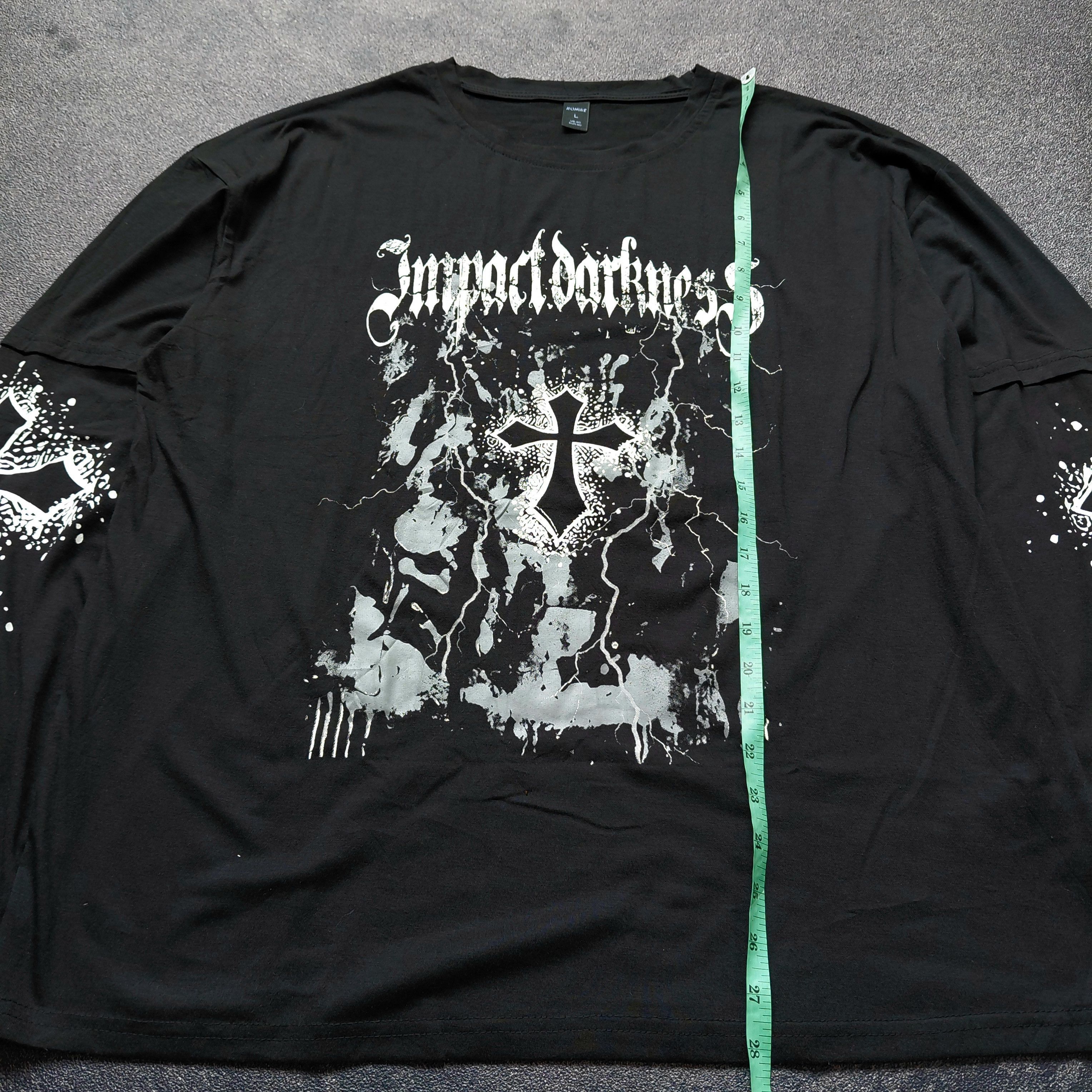 Japanese Brand Romwe Impactdarkness L/S Shirt Size US L / EU 52-54 / 3 - 7 Thumbnail