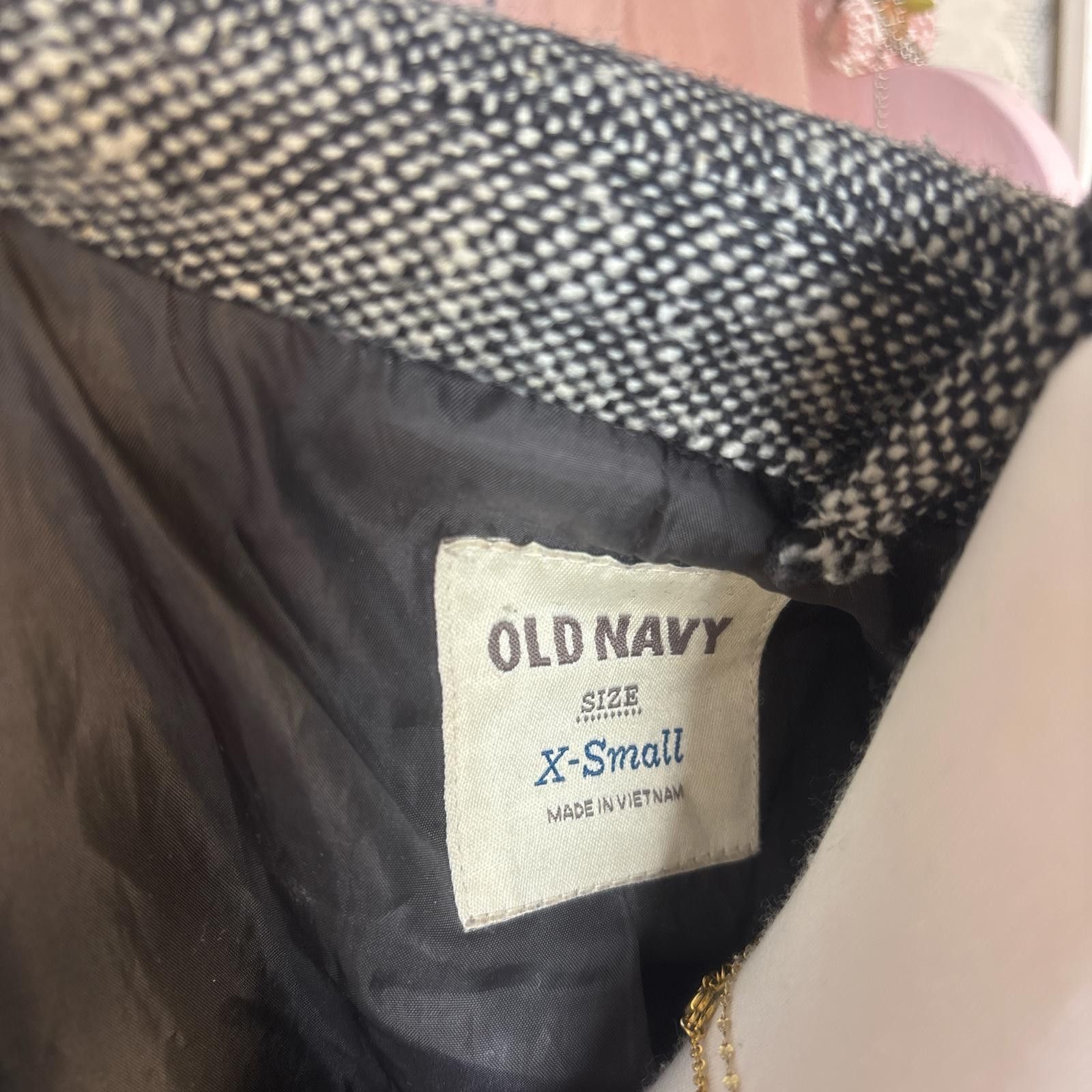 Old Navy y2k cozy tweed old navy jacket coat Size XS / US 0-2 / IT 36-38 - 6 Thumbnail