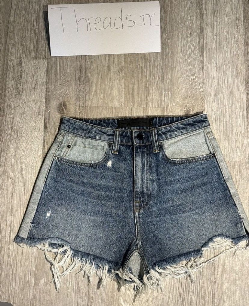 Alexander Wang Alexander Wang Denim Two Tone Shorts Size 25" / US 0 / IT 36 - 3 Thumbnail