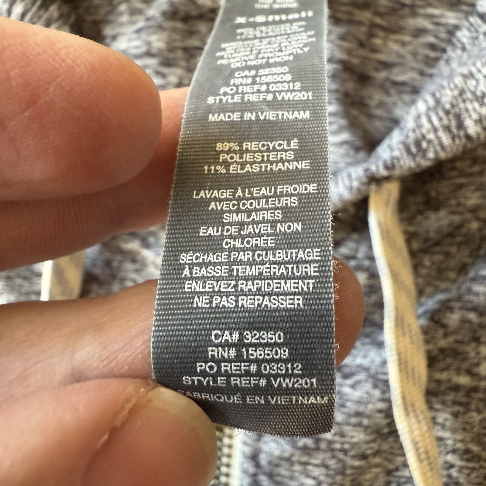 Vuori Vuori Halo Performance Hoodie XS Gray Full Zip Jacket Hooded Size XS / US 0-2 / IT 36-38 - 7 Thumbnail