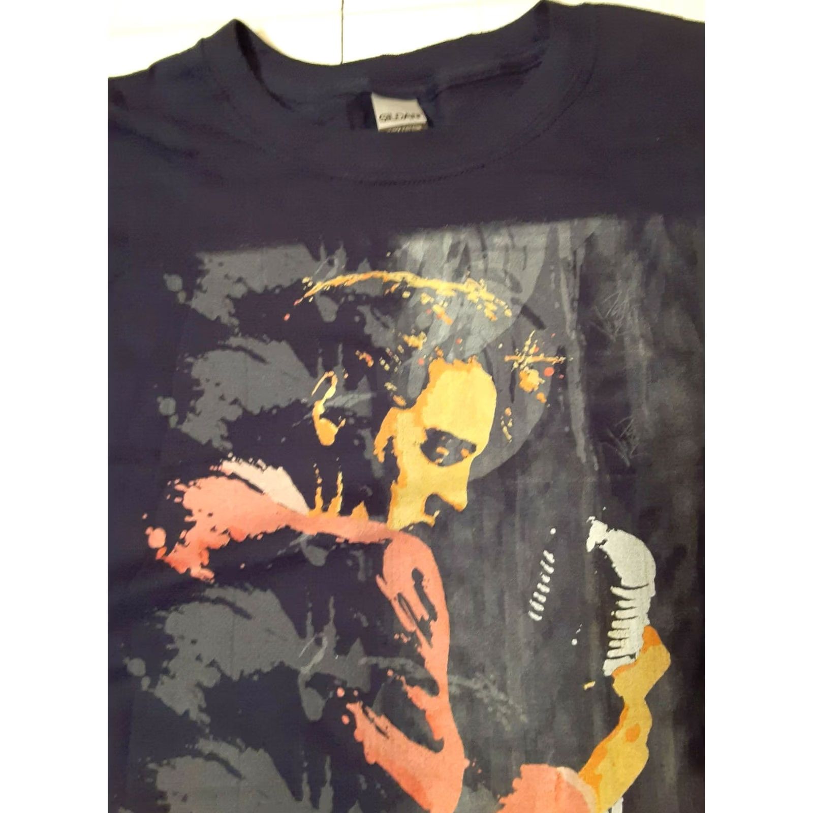 Gildan vintage Gildan Elvis Presley Art Shirt XL black graphic 2016 Size US XL / EU 56 / 4 - 4 Thumbnail