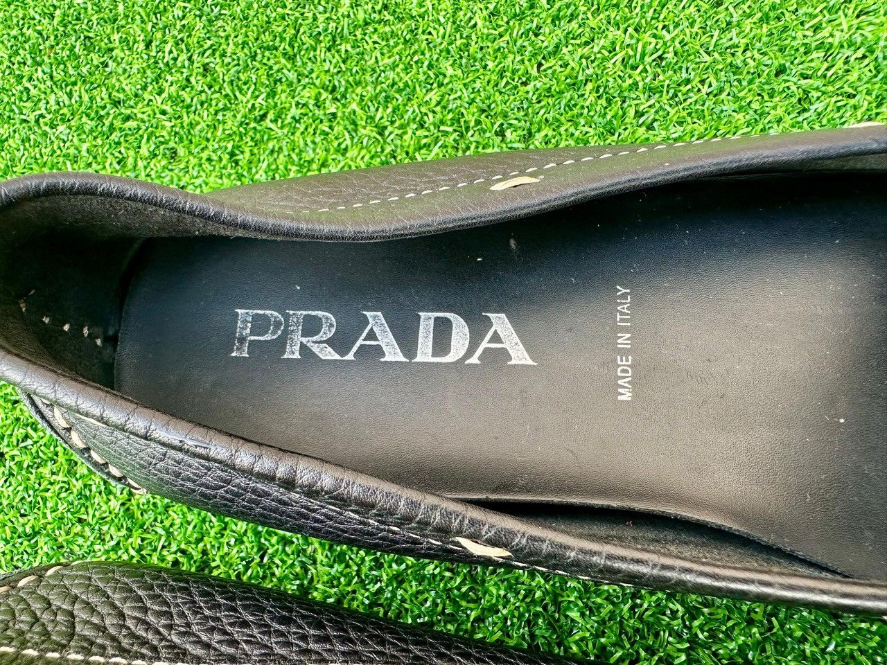 Prada Authentic Prada Leather Buckle Tassel Driving Mocassin Size US 7 / IT 37 - 6 Thumbnail