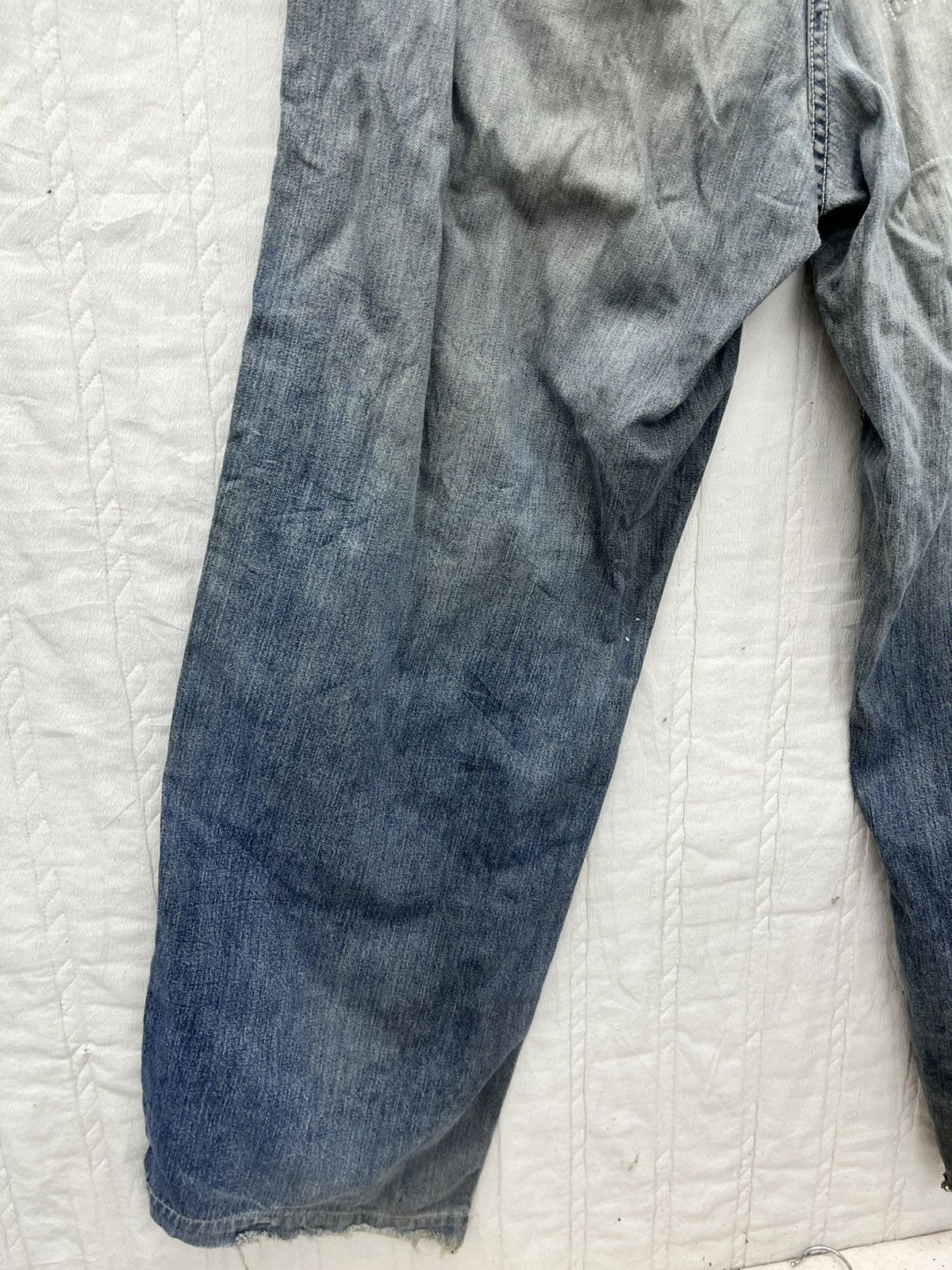 Vintage US ARMY DISTRESSED CARPENTER DENIM Size US 31 - 7 Thumbnail