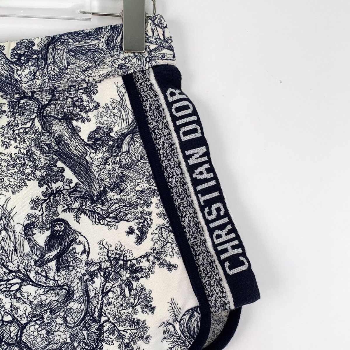 Dior Dior Zoo Collection Loose Drawstring Shorts K26WX Size 27" / US 4 / IT 40 - 4 Thumbnail