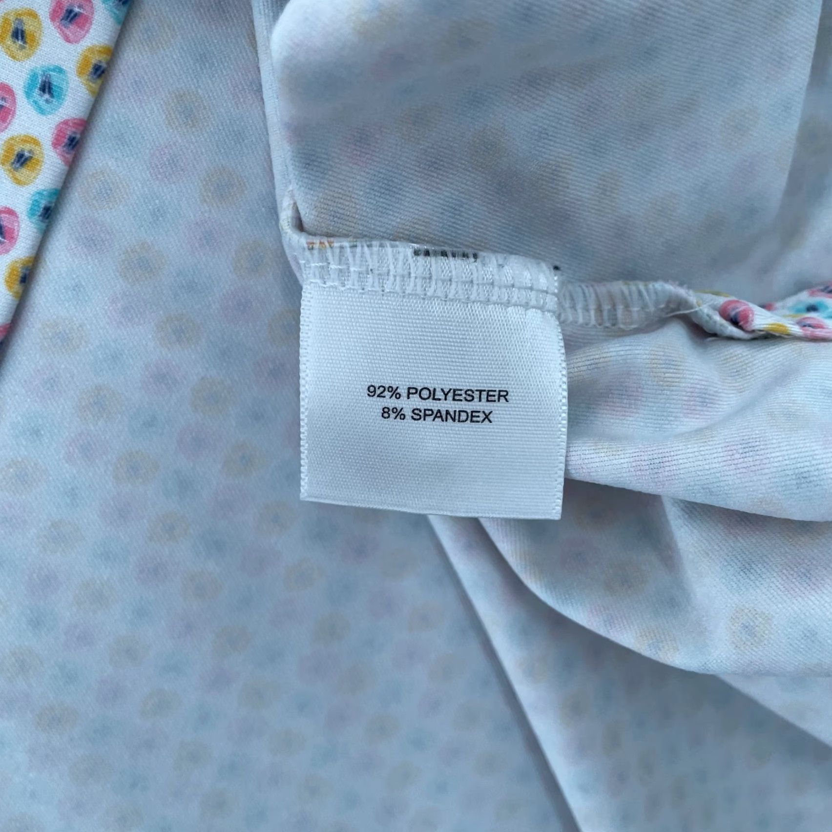 Peter Millar Peter Millar Shirt Polo Adult XL White All Over Print Golf Logo The Founders Club Mens XL Polo Shirt Size US XL / EU 56 / 4 - 6 Thumbnail
