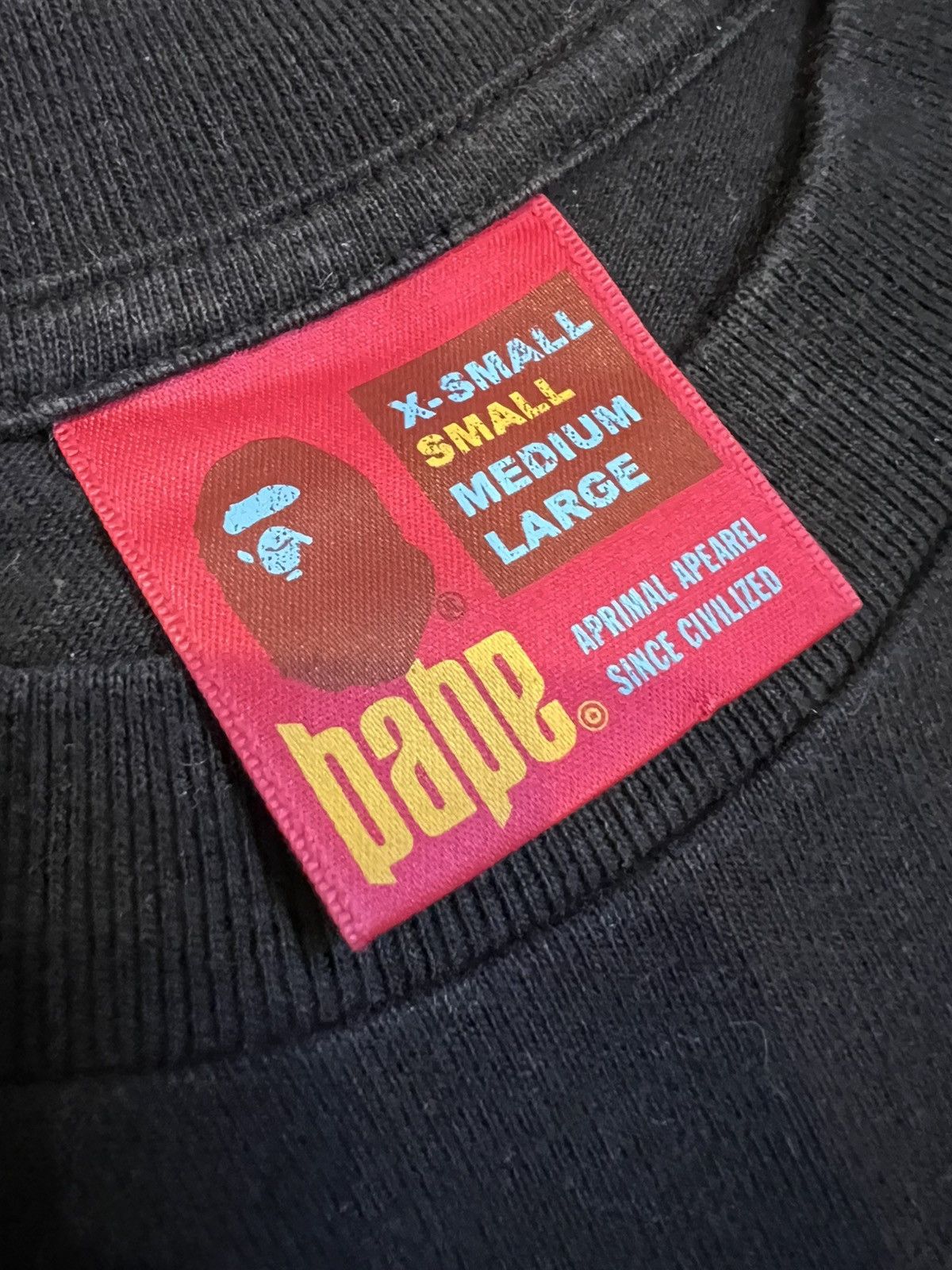 Bape A Bathing Ape Black Psyche Camo Block T-Shirt Size US S / EU 44-46 / 1 - 4 Thumbnail
