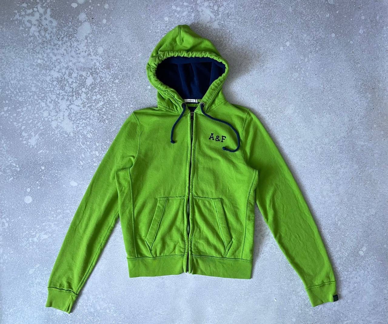 Abercrombie & Fitch × Vintage Vintage Abercrombie&Fitch Zip Hoodie Embroidered Logo Y2K Size US M / EU 48-50 / 2 - 3 Thumbnail
