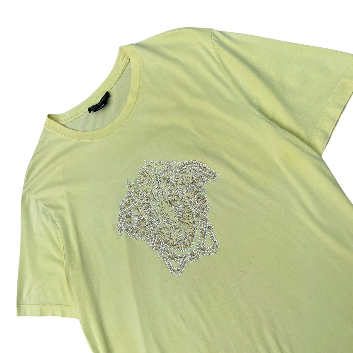 Versace Versace Medusa Taylor Fit Crystal and Stud Embellished Shirt Size US XL / EU 56 / 4 - 2 Thumbnail