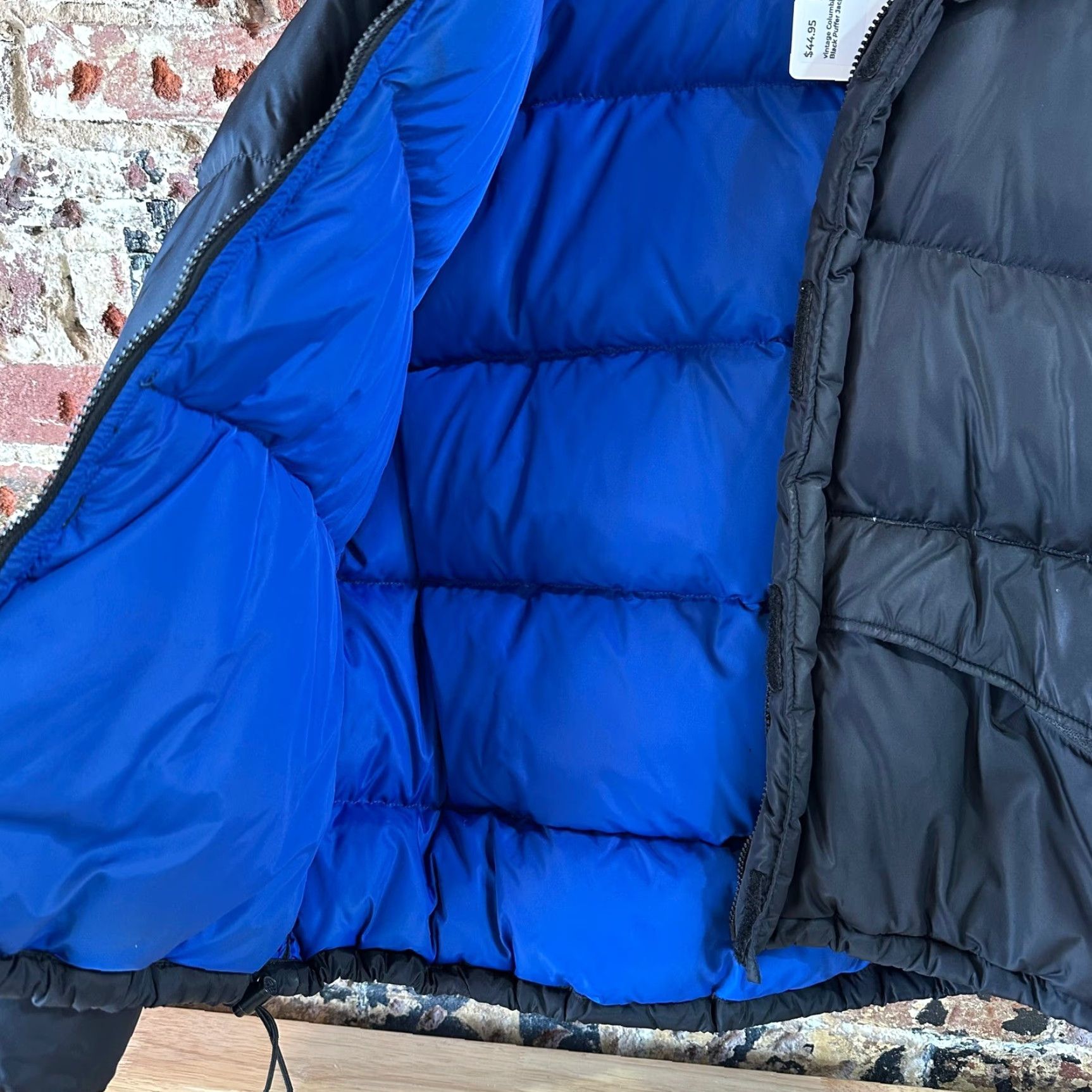 Vintage Columbia Men’s Duck Down Puffer Jacket Black Full Zip Jacket Men Black Down Puffer Zip Size US L / EU 52-54 / 3 - 6 Thumbnail