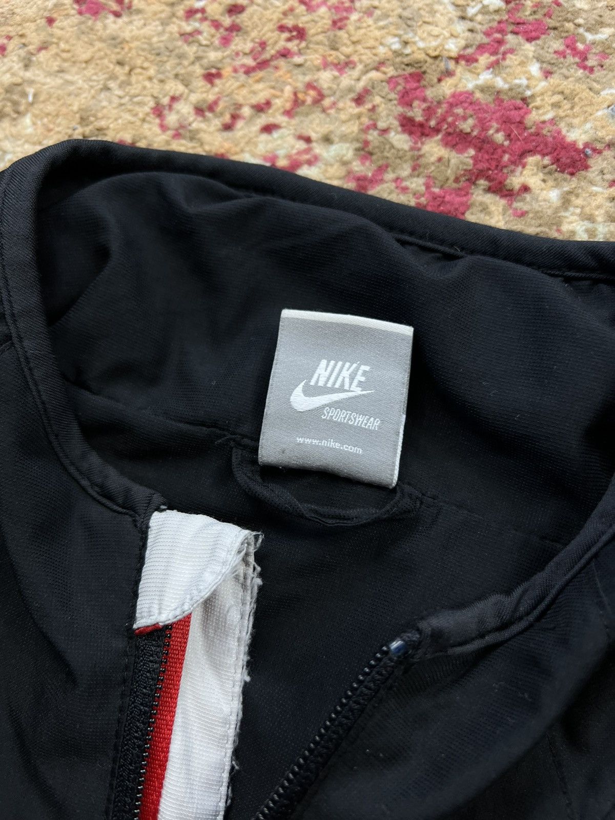 Nike × Vintage 90’s NIKE RETRO TRACK JACKET BIG SLEEVE LOGO SWOOSH Y2K Size US XL / EU 56 / 4 - 4 Thumbnail